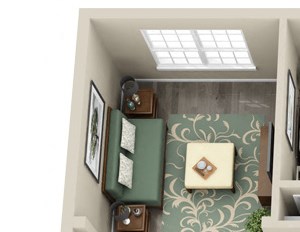 Three Bedroom Two Bathroom Three Bedroom Two Bathroom at The Grand Reserve at Tampa Palms Apartments, Tampa, Florida